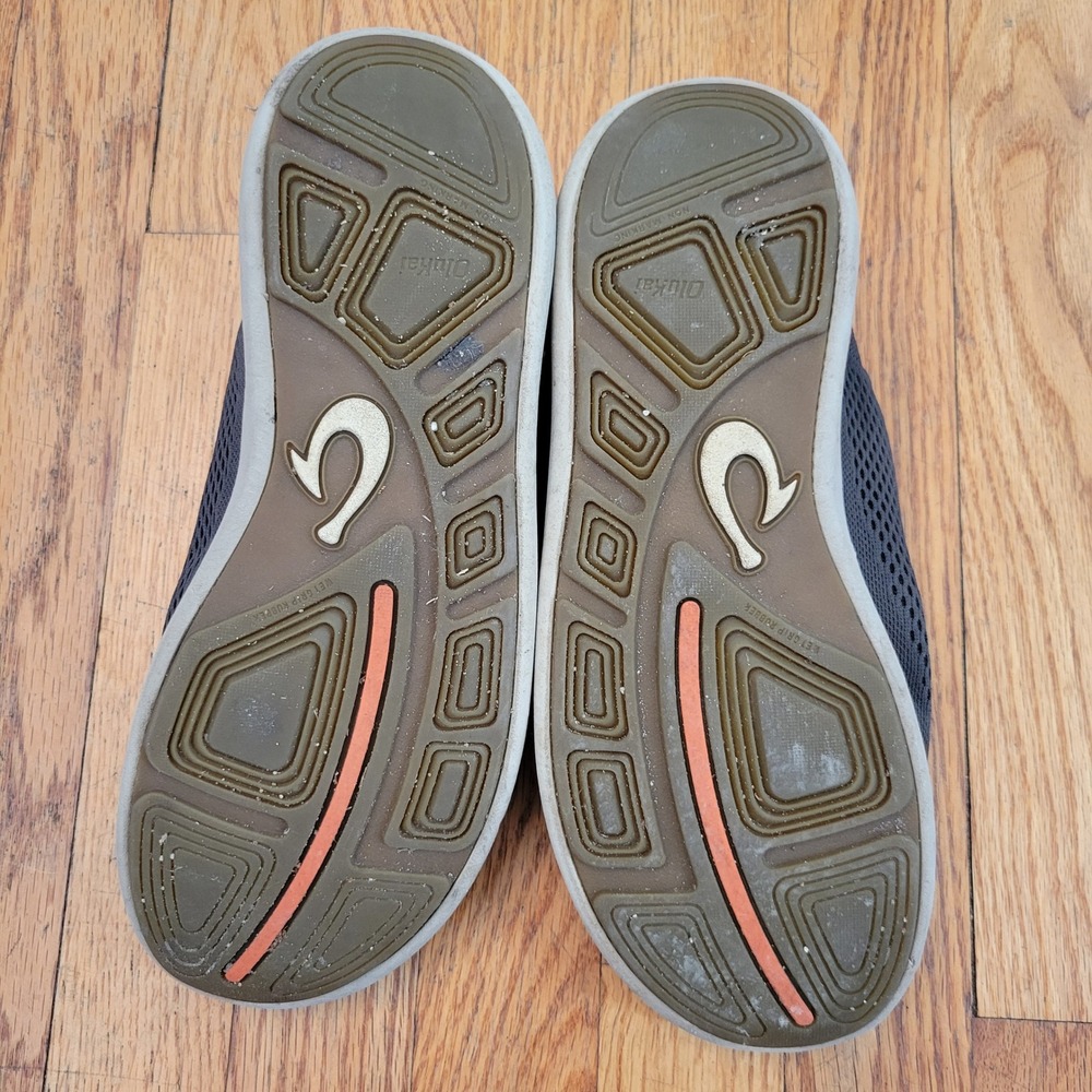 OluKai Moku Pae Gray Mesh Water Shoes Sneakers 9 Summer Comfort Lightweight - Picture 6 of 8
